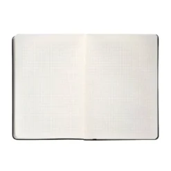 CUADERNO CON GOMILLA ANTARTIK NOTES TAPA DURA A4 HOJAS CUADRICULA NEGRO 100 HOJAS 80 GR FSC