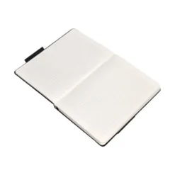 CUADERNO CON GOMILLA ANTARTIK NOTES TAPA DURA A4 HOJAS CUADRICULA NEGRO 100 HOJAS 80 GR FSC