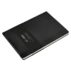 CUADERNO CON GOMILLA ANTARTIK NOTES TAPA DURA A4 HOJAS LISAS NEGRO 100 HOJAS 80 GR FSC