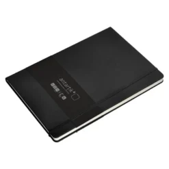 CUADERNO CON GOMILLA ANTARTIK NOTES TAPA DURA A4 HOJAS LISAS NEGRO 100 HOJAS 80 GR FSC