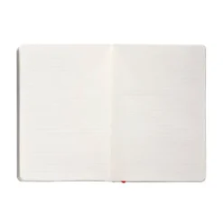 CUADERNO CON GOMILLA ANTARTIK NOTES TAPA BLANDA A5 HOJAS RAYAS NEGRO Y ROJO 80 HOJAS 80 GR FSC