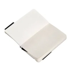 CUADERNO CON GOMILLA ANTARTIK NOTES TAPA BLANDA A6 RAYAS NEGRO 100 HOJAS 80 GR FSC