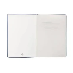 CUADERNO CON GOMILLA ANTARTIK NOTES TAPA DURA A4 HOJAS RAYAS AZUL MARINO 100 HOJAS 80 GR FSC