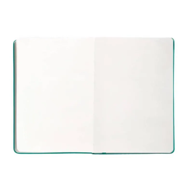 CUADERNO CON GOMILLA ANTARTIK NOTES TAPA DURA A4 HOJAS LISAS TURQUESA 100 HOJAS 80 GR FSC