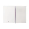 CUADERNO CON GOMILLA ANTARTIK NOTES TAPA BLANDA A5 HOJAS LISAS ROSA Y TURQUESA 80 HOJAS 80 GR FSC