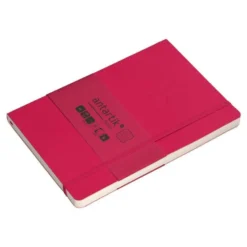 CUADERNO CON GOMILLA ANTARTIK NOTES TAPA BLANDA A5 HOJAS CUADRICULA BURDEOS 80 HOJAS 80 GR FSC