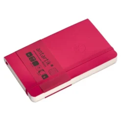 CUADERNO CON GOMILLA ANTARTIK NOTES TAPA BLANDA A6 CUADRICULA BURDEOS 100 HOJAS 80 GR FSC