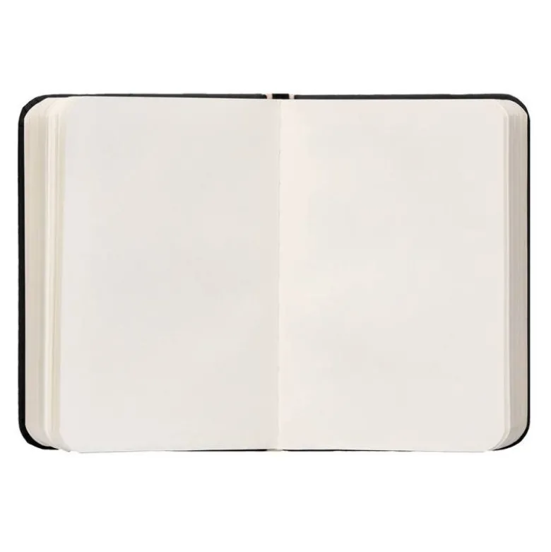 CUADERNO CON GOMILLA ANTARTIK NOTES TAPA DURA A7 HOJAS LISAS NEGRO 80 HOJAS 80 GR FSC