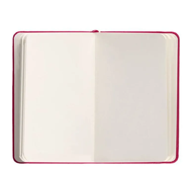 CUADERNO CON GOMILLA ANTARTIK NOTES TAPA DURA DIN A6 HOJAS LISAS BURDEOS 100 HOJAS 80 GR FSC
