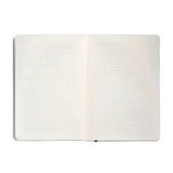 CUADERNO CON GOMILLA ANTARTIK NOTES TAPA BLANDA A5 HOJAS CUADRICULA NEGRO 80 HOJAS 80 GR FSC