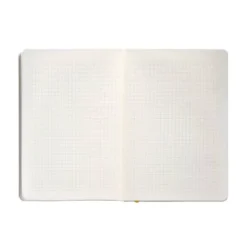 CUADERNO CON GOMILLA ANTARTIK NOTES TAPA BLANDA A5 HOJAS CUADRICULA MORADO Y AMARILLO 80 HOJAS 80 GR FSC