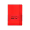 CUADERNO CON GOMILLA ANTARTIK NOTES TAPA BLANDA A5 HOJAS RAYAS ROJO 80 HOJAS 80 GR FSC