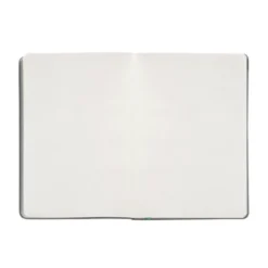 CUADERNO CON GOMILLA ANTARTIK NOTES TAPA DURA A4 HOJAS PUNTOS GRIS Y TURQUESA 100 HOJAS 80 GR FSC