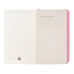 CUADERNO CON GOMILLA ANTARTIK NOTES TAPA BLANDA A6 CUADRICULA ROSA Y TURQUESA 100 HOJAS 80 GR FSC