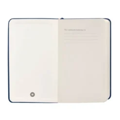 CUADERNO CON GOMILLA ANTARTIK NOTES TAPA DURA A6 HOJAS LISAS AZUL MARINO 100 HOJAS 80 GR FSC