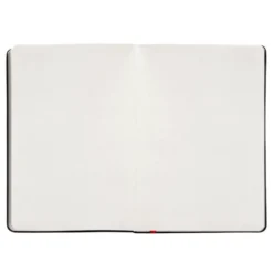 CUADERNO CON GOMILLA ANTARTIK NOTES TAPA DURA A5 HOJAS PUNTOS NEGRO Y ROJO 100 HOJAS 80 GR FSC