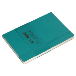 CUADERNO CON GOMILLA ANTARTIK NOTES TAPA BLANDA A5 HOJAS CUADRICULA VERDE AGUAMARINA 80 HOJAS 80 GR FSC
