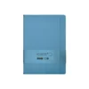 CUADERNO CON GOMILLA ANTARTIK NOTES TAPA DURA A4 HOJAS LISAS AZUL CLARO 100 HOJAS 80 GR FSC