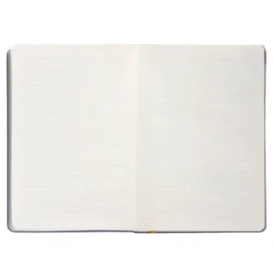 CUADERNO CON GOMILLA ANTARTIK NOTES TAPA DURA A5 HOJAS RAYAS MORADO Y AMARILLO 100 HOJAS 80 GR FSC