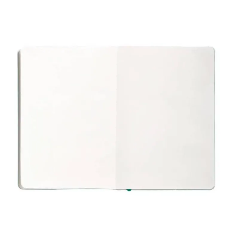 CUADERNO CON GOMILLA ANTARTIK NOTES TAPA BLANDA A5 HOJAS LISAS TURQUESA 80 HOJAS 80 GR FSC