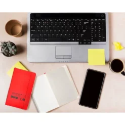 CUADERNO CON GOMILLA ANTARTIK NOTES TAPA BLANDA A6 CUADRICULA ROJO 100 HOJAS 80 GR FSC
