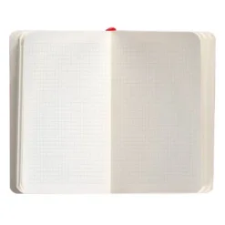 CUADERNO CON GOMILLA ANTARTIK NOTES TAPA BLANDA A6 CUADRICULA ROJO 100 HOJAS 80 GR FSC