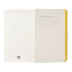 CUADERNO CON GOMILLA ANTARTIK NOTES TAPA BLANDA A6 CUADRICULA MORADO Y AMARILLO 100 HOJAS 80 GR FSC