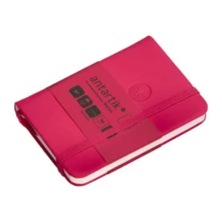 CUADERNO CON GOMILLA ANTARTIK NOTES TAPA DURA A7 HOJAS LISAS BURDEOS 80 HOJAS 80 GR FSC