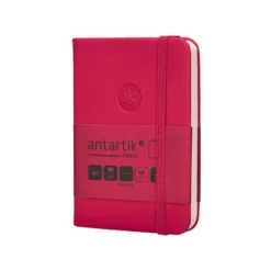 CUADERNO CON GOMILLA ANTARTIK NOTES TAPA DURA A7 HOJAS LISAS BURDEOS 80 HOJAS 80 GR FSC