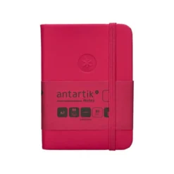 CUADERNO CON GOMILLA ANTARTIK NOTES TAPA DURA A7 HOJAS LISAS BURDEOS 80 HOJAS 80 GR FSC