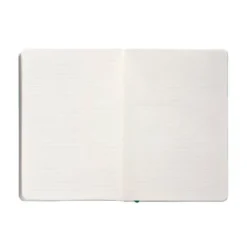 CUADERNO CON GOMILLA ANTARTIK NOTES TAPA BLANDA A5 HOJAS RAYAS VERDE AGUAMARINA 80 HOJAS 80 GR FSC