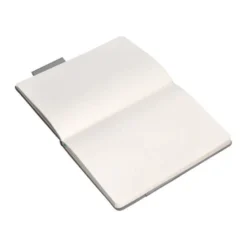 CUADERNO CON GOMILLA ANTARTIK NOTES TAPA DURA A4 HOJAS LISAS GRIS Y TURQUESA 100 HOJAS 80 GR FSC