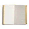 CUADERNO CON GOMILLA ANTARTIK NOTES TAPA DURA A6 HOJAS RAYAS MORADO Y AMARILLO 100 HOJAS 80 GR FSC