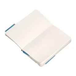 CUADERNO CON GOMILLA ANTARTIK NOTES TAPA BLANDA A6 HOJAS LISAS AZUL CLARO 100 HOJAS 80 GR FSC