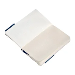 CUADERNO CON GOMILLA ANTARTIK NOTES TAPA BLANDA A6 CUADRICULA AZUL MARINO 100 HOJAS 80 GR FSC