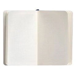 CUADERNO CON GOMILLA ANTARTIK NOTES TAPA BLANDA A6 CUADRICULA AZUL MARINO 100 HOJAS 80 GR FSC