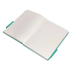 CUADERNO CON GOMILLA ANTARTIK NOTES TAPA DURA A5 HOJAS PUNTOS TURQUESA 100 HOJAS 80 GR FSC