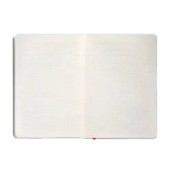 CUADERNO CON GOMILLA ANTARTIK NOTES TAPA BLANDA A5 HOJAS CUADRICULA NEGRO Y ROJO 80 HOJAS 80 GR FSC