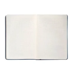 CUADERNO CON GOMILLA ANTARTIK NOTES TAPA DURA A4 HOJAS CUADRICULA AZUL MARINO 100 HOJAS 80 GR FSC