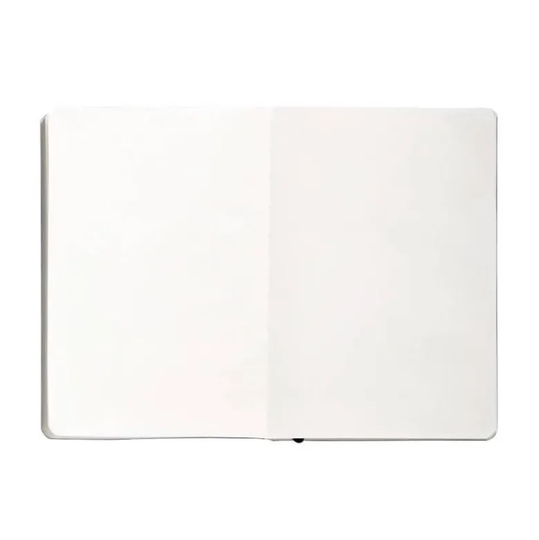CUADERNO CON GOMILLA ANTARTIK NOTES TAPA BLANDA A5 HOJAS LISAS NEGRO 80 HOJAS 80 GR FSC