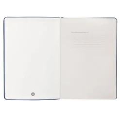 CUADERNO CON GOMILLA ANTARTIK NOTES TAPA DURA A5 HOJAS LISAS AZUL MARINO 100 HOJAS 80 GR FSC