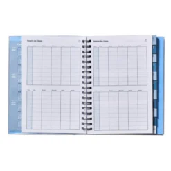 CUADERNO DE TODAS LAS CLASES PROFESORADO ADDITTIO 256 PAGINAS DIA PAGINA COLOR VERDE 170X240 MM
