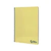 CUADERNO ESPIRAL LIDERPAPEL A4 WONDER TAPA PLASTICO 80H 90GR RAYADO HORIZONTAL CON MARGEN COLOR AMARILLO