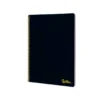 CUADERNO ESPIRAL LIDERPAPEL DIN A4 SMART TAPA BLANDA 80H 75GR RAYADO HORIZONTAL CON MARGEN COLOR NEGRO