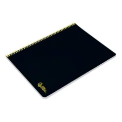 CUADERNO ESPIRAL LIDERPAPEL DIN A4 SMART TAPA BLANDA 80H 75GR RAYADO HORIZONTAL CON MARGEN COLOR NEGRO