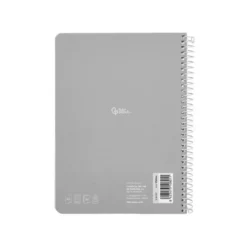 CUADERNO ESPIRAL LIDERPAPEL DIN A5 SMART TAPA BLANDA 80H 75GR CUADRO 6MM CON MARGEN COLORES SURTIDOS