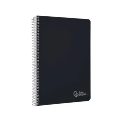 CUADERNO ESPIRAL LIDERPAPEL DIN A5 WITTY TAPA DURA 80H 90GR CUADRO 4MM CON MARGEN COLOR NEGRO