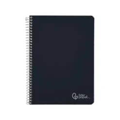 CUADERNO ESPIRAL LIDERPAPEL DIN A5 WITTY TAPA DURA 80H 90GR CUADRO 4MM CON MARGEN COLOR NEGRO