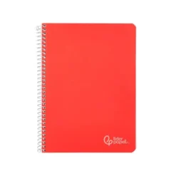 CUADERNO ESPIRAL LIDERPAPEL DIN A5 WITTY TAPA DURA 80H 90GR CUADRO 6MM CON MARGEN COLORES SURTIDOS