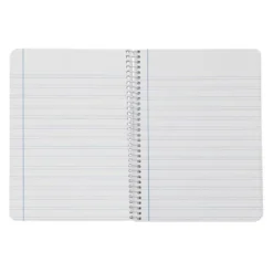 CUADERNO ESPIRAL LIDERPAPEL DIN A4 SMART TAPA BLANDA 80H 75GR RAYADO MONTESSORI 5MM CON MARGEN COLORES SURTIDOS